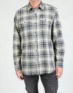 Koszule męskie - WRANGLER TWO POCKET UTILTY SHIRT PELICAN W5C3ENC16 xs - miniaturka - grafika 1