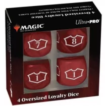 Magic the Gathering - Moutain - Deluxe Loyalty Dice Set Ultra-Pro - Akcesoria do gier planszowych - miniaturka - grafika 1
