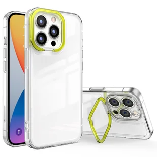König Design Etui kompatybilne z Apple iPhone 14 Pro Max Plastikowe, miękkie etui na telefon komórkowy - Żółte etui na telefon komórkowy - Etui i futerały do telefonów - miniaturka - grafika 1