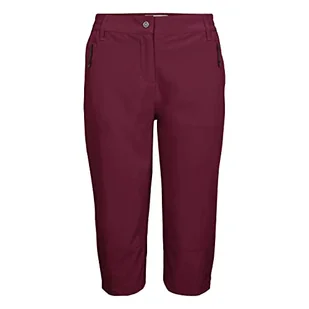 Killtec Damskie spodnie damskie KOS 159 WMN PNTS spodnie capri, śliwka, 34 - Spodnie damskie - miniaturka - grafika 1