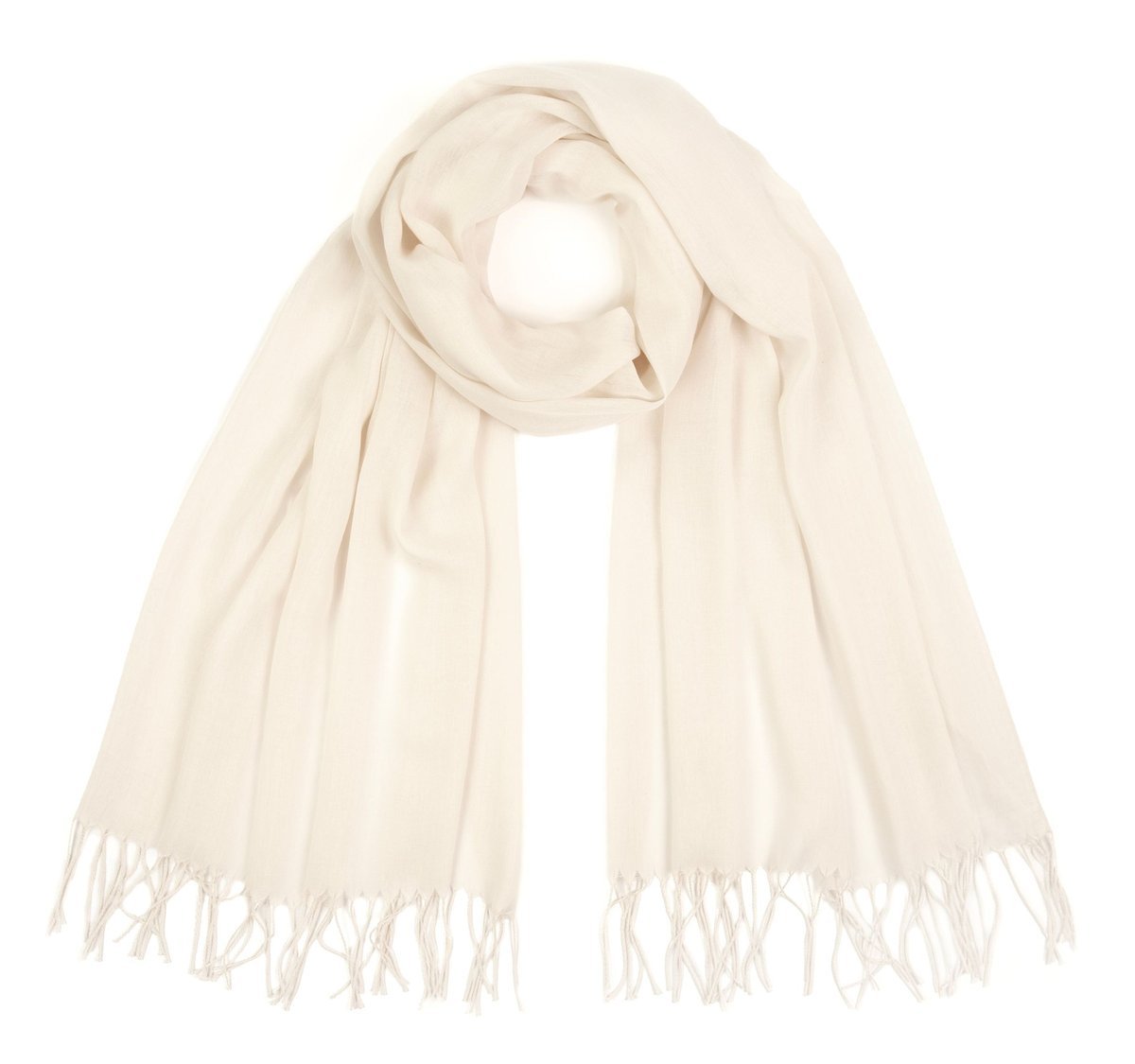 Szalik Damski Miękki Z Frędzlami Klasyczny Cienki Elegancki Wiosenny Jesień