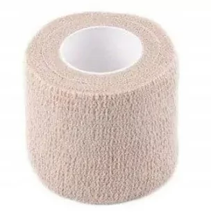 Paso TRADING SP. Z O.O. Bandaż kohezyjny 4,5m x 5cm cielisty 1 sztuka 9095019 - Apteczki i materiały opatrunkowe - miniaturka - grafika 1