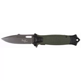 MFH Nóż składany Fox Outdoor Snake Olive (45551B) 45551B - Noże - miniaturka - grafika 1