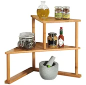 Półki do kuchni - KESPER Półka narożna do kuchni, 2 poziomy - miniaturka - grafika 1