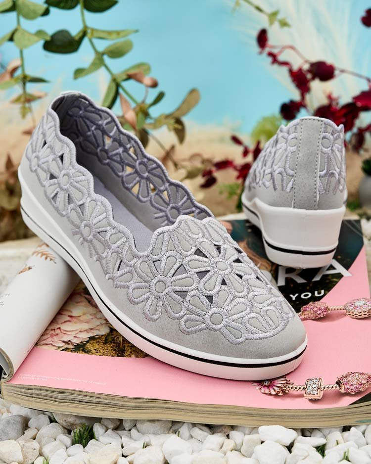 Royalfashion Półbuty damskie na niskim koturnie Dellio-41