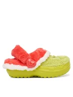 Buty dla chłopców - Crocs Klapki Classic Grinch 211690 Zielony - miniaturka - grafika 1