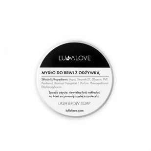 Mydło do brwi, z odżywką - 30ml Lullalove - Odżywki do rzęs i brwi - miniaturka - grafika 1