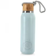 Butelki termiczne - Termos / butelka termiczna stalowa próżniowa niebieska 580 ml kod: O-830638 - miniaturka - grafika 1