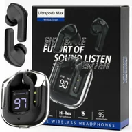 Słuchawki - Nedis A14_tds0859_Czarne douszne słuchawki BlackPods - miniaturka - grafika 1