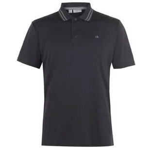 Koszulka polo grafitowa Calvin Klein Golf Madison, Rozmiar S - Koszulki i topy damskie - miniaturka - grafika 1