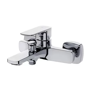 Cersanit Larga bateria wannowa ścienna chrom S951-377 - Baterie wannowe i prysznicowe - miniaturka - grafika 1