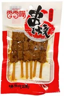 Produkty wegańskie i wegetariańskie - Wegetariańskie szaszłyki z suszonego tofu o smaku wołowiny ostra 60g XXZ - miniaturka - grafika 1