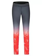Spodnie damskie - Ziener Damskie spodnie softshellowe NURA, długie spodnie | wiatroszczelne, elastyczne, ombre.hot red Stripe, 42 - miniaturka - grafika 1