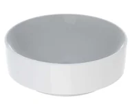 Umywalki - Geberit VariForm - Umywalka nablatowa średnica 40 cm, bez przelewu, bez otworu na baterię, kolor biały 500.768.01.2 - miniaturka - grafika 1