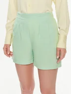 Spodenki damskie - Vero Moda Szorty materiałowe Jesmilo 10279694 Zielony Regular Fit - miniaturka - grafika 1