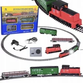 Zabawki zdalnie sterowane - Kolejka elektryczna lokomotywa klasyk z jednostką sterującą H0 1:87 RC0652 - miniaturka - grafika 1