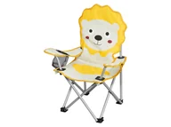 Krzesełka i taborety dla dzieci - CRIVIT Krzesło kempingowe dla dzieci Lew - miniaturka - grafika 1