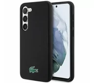Etui i futerały do telefonów - Lacoste Silicone do Samsung Galaxy S23+ Czarny - miniaturka - grafika 1