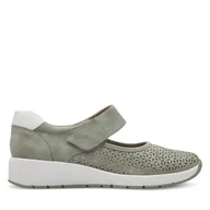 Półbuty damskie - Półbuty Jana 8-24664-42 Zielony - miniaturka - grafika 1