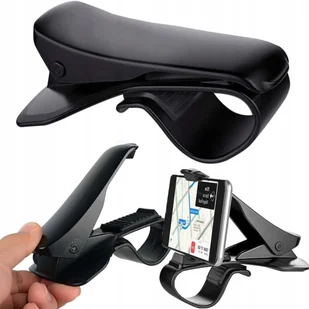 Uchwyt samochodowy na kokpit z klipsem czarny - Pozostałe akcesoria do telefonów - miniaturka - grafika 5