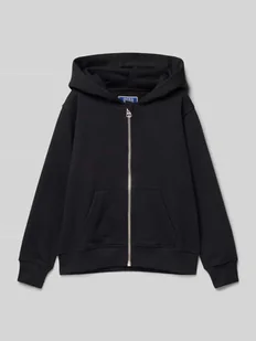Bluza rozpinana o kroju regular fit z kieszenią kangurką model ‘Eurban’ - Swetry dla chłopców - miniaturka - grafika 1