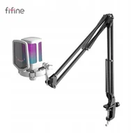 Mikrofony komputerowe - Mikrofon Fifine Mikrofon pojemnościowy studyjny Q6TW USB biały - miniaturka - grafika 1