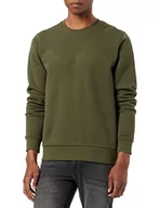 Bluzy męskie - Hackett London Męska bluza AM wytłaczana, brązowa (khaki, XS, Brązowy (khaki), XS - miniaturka - grafika 1
