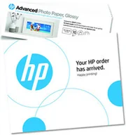 Papier do drukarek - HP Advanced Photo Paper, 49V51A, foto papír, lesklý, bílý, 10,1x30,5cm, 4x12", 250 g/m2, 10 ks, inkoustový - miniaturka - grafika 1