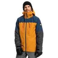 Kurtki narciarskie - Męska Kurtka ocieplana QUIKSILVER MISSION PLUS JK M SNJT CNR0 EQYTJ03371-CNR0 – Brązowy - miniaturka - grafika 1