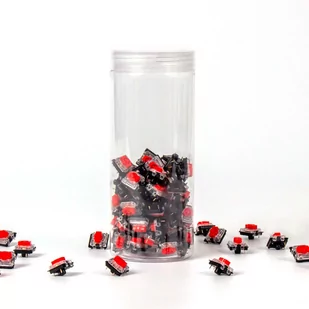 Przełączniki Do Klawiatury Mechanicznej Low Profile Gateron Mechanical Switch Set Red 110 Szt. - Tuning komputera - akcesoria - miniaturka - grafika 1