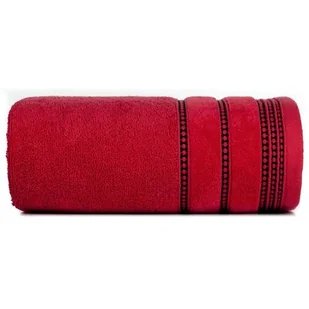 Eurofirany B.B. CHOCZYŃSCY SPÓŁKA JAWNA Ręcznik 30 x 50 Amanda 07 500GSM Czerwony 1227068 - Ręczniki - miniaturka - grafika 3