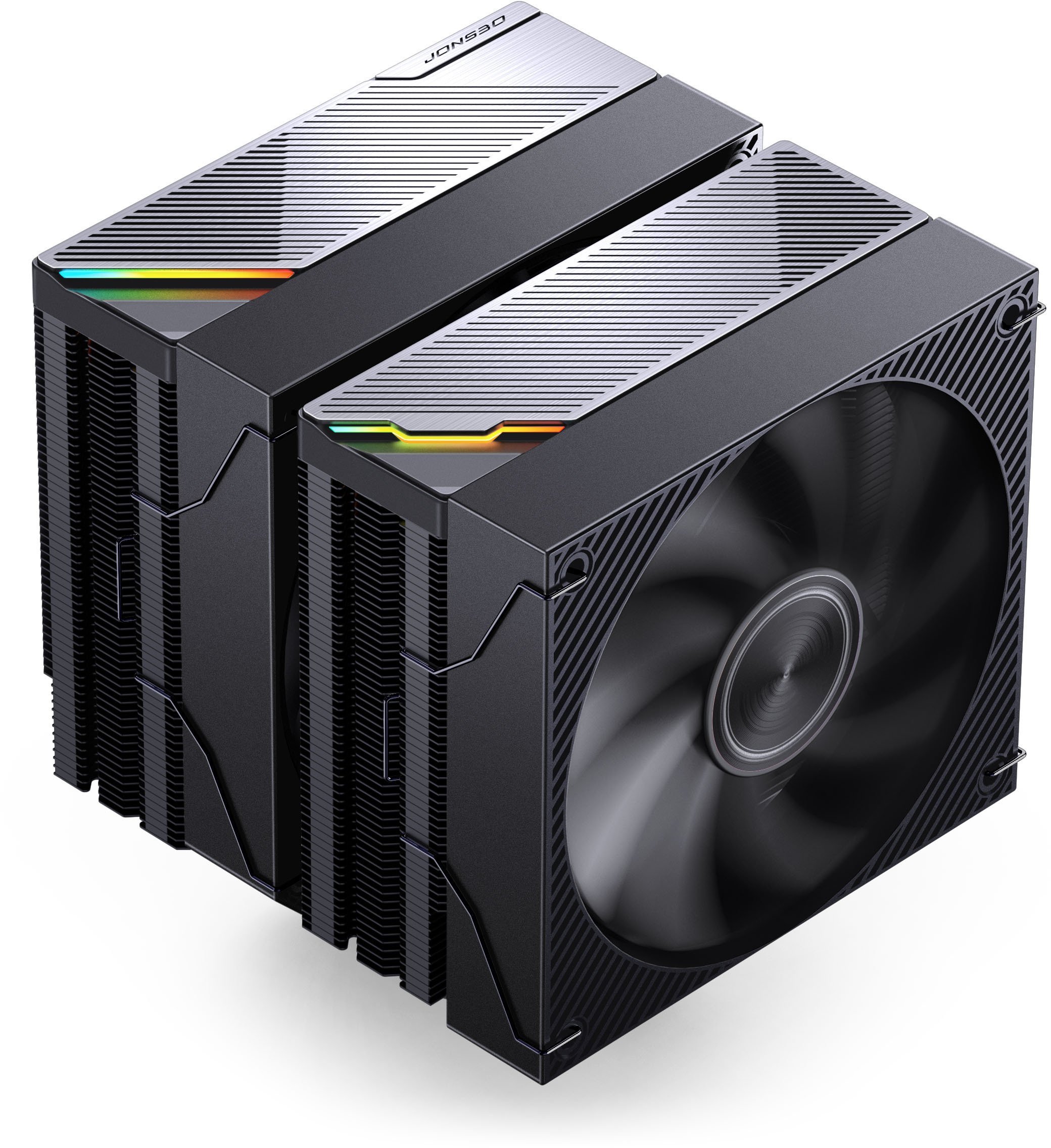 Chłodzenie CPU Jonsbo CA90 chłodzenie CPU, Dual-Tower, 1 x 130mm / 1 x 120mm, PWM, ARGB - czarny CA90 BLACK ARGB