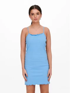 Sukienki - Only Sukienka letnia Ossi 15262860 Niebieski Slim Fit - grafika 1