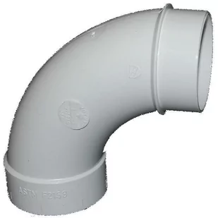 Kolano 90 stopni długie jednokielichowe - Odkurzacze przemysłowe - miniaturka - grafika 1