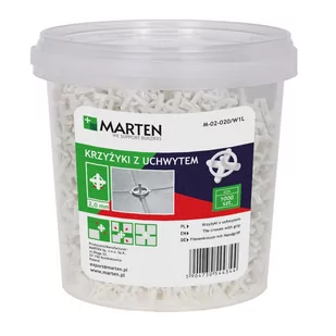 Krzyżyki z uchwytem 2 mm 1000 szt. - Narzędzia glazurnicze - miniaturka - grafika 1