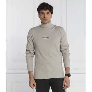 Swetry męskie - CALVIN KLEIN JEANS Golf | Regular Fit - grafika 1