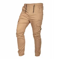 Odzież robocza - Spodnie robocze męskie OUTDOOR, typu jogger, beżowe, rozmiar L, NEO Tools 81-285-L - miniaturka - grafika 1