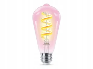 WiZ Philips Smart WiFi Filament Clear ST64 E27 6.3W 470Lm Rgb Wizarding Wor - Żarówki LED - miniaturka - grafika 1