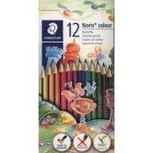 Przybory szkolne - Staedtler Kredki Noris Colour trójkątne 12 kolorów - miniaturka - grafika 1