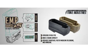 Strike Industries - EMP Enhanced Magazine Plate +5 - PMAG M3 - FDE - Osprzęt do wiatrówek - miniaturka - grafika 9