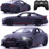 Zabawki zdalnie sterowane - SAMOCHÓD ZDALNIE STEROWANY RC BMW M4 CSL G82 NA PILOTA ŚWIATŁA LED 1:16 - miniaturka - grafika 1
