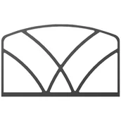 Akcesoria kominkowe - Kratki.pl ażur ozdobny do pieców wolnostojących Koza K6 i K9 SZPROS/VV/K6/K9 - miniaturka - grafika 1