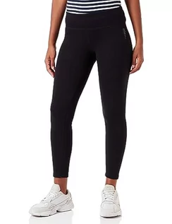 Spodnie sportowe damskie - Champion Athletic C-Tech W-Quick-Dry Kompresja spodnie dresowe damskie, Czarny, L - grafika 1