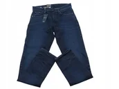 Spodnie męskie - G-star RAW 3301 Slim, jeansy męskie granatowe, r. 30/32 - miniaturka - grafika 1