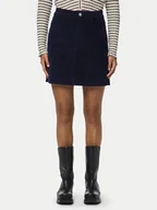 Spódnice - Pieces Spódnica trapezowa Rillo 17154207 Granatowy Regular Fit - miniaturka - grafika 1