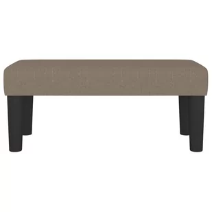 Lumarko Ławka, taupe, 70x30x30 cm, tapicerowana tkaniną - Ławki do przedpokoju - miniaturka - grafika 4