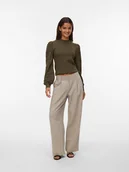 Swetry damskie - Vero Moda Sweter w kolorze khaki - miniaturka - grafika 1