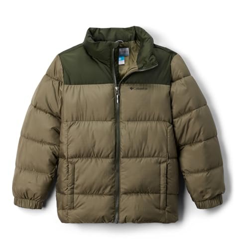 Columbia Youth Boys Puffect 2 kurtka, kurtka puchowa, zielony (Stone Greenscape), rozmiar S
