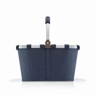 Torby i wózki na zakupy - Koszyk Carrybag, Herringbone Dark Blue, Reisenthel - miniaturka - grafika 1