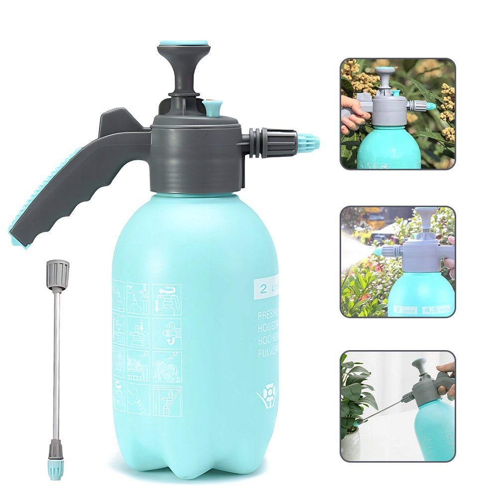 RĘCZNY OPRYSKIWACZ 2L CIŚNIENIOWY 2TRYBY DO PODLEWANIA ROŚLIN OGRODU I DOMU